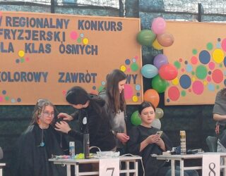 V REGIONALNY KONKURS FRYZJERSKI PN. “KOLOROWY ZAWRÓT GŁOWY”
